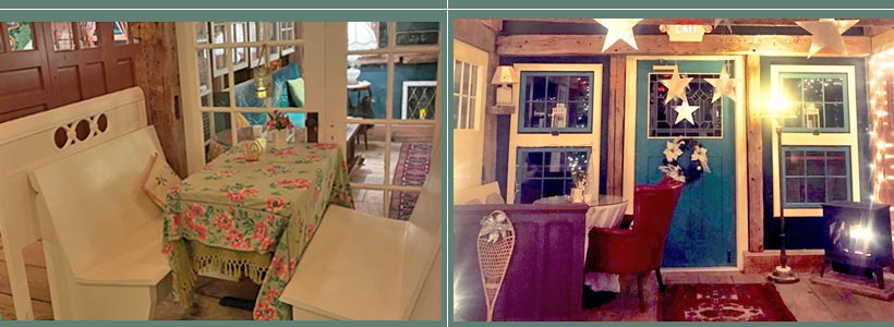 Tree House Cafe aisle seating